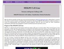 Tablet Screenshot of hek293.com